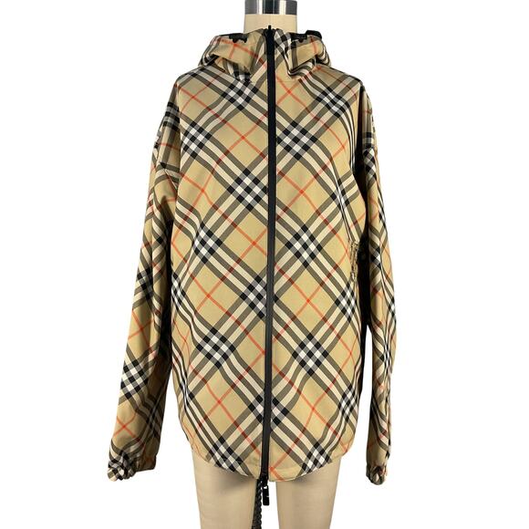 Burberry Reversible Tan Trafford Jacket Size L - Picture 2 of 9